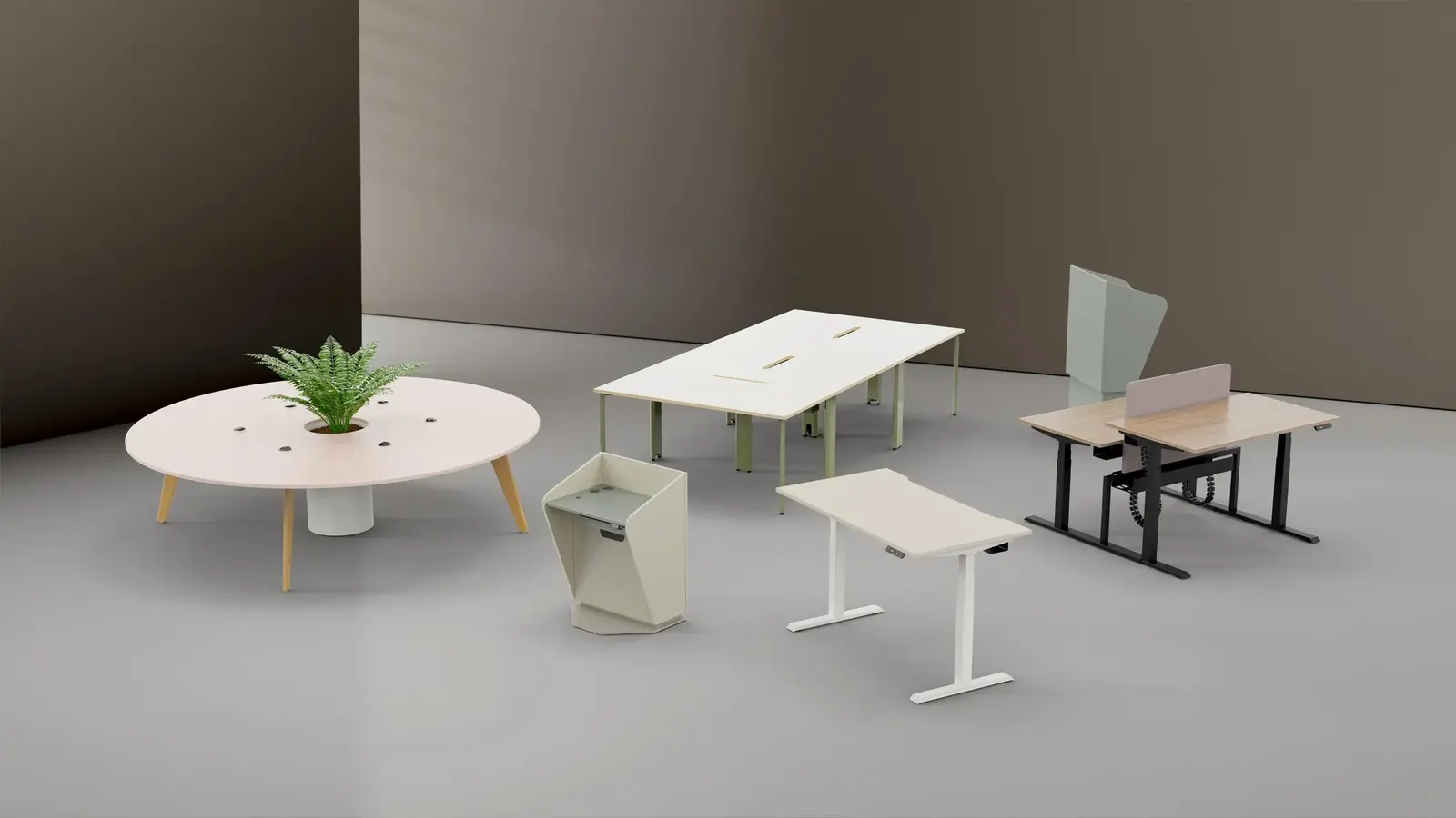 REFRAME modular office furniture collection - commercial furniture supplier London