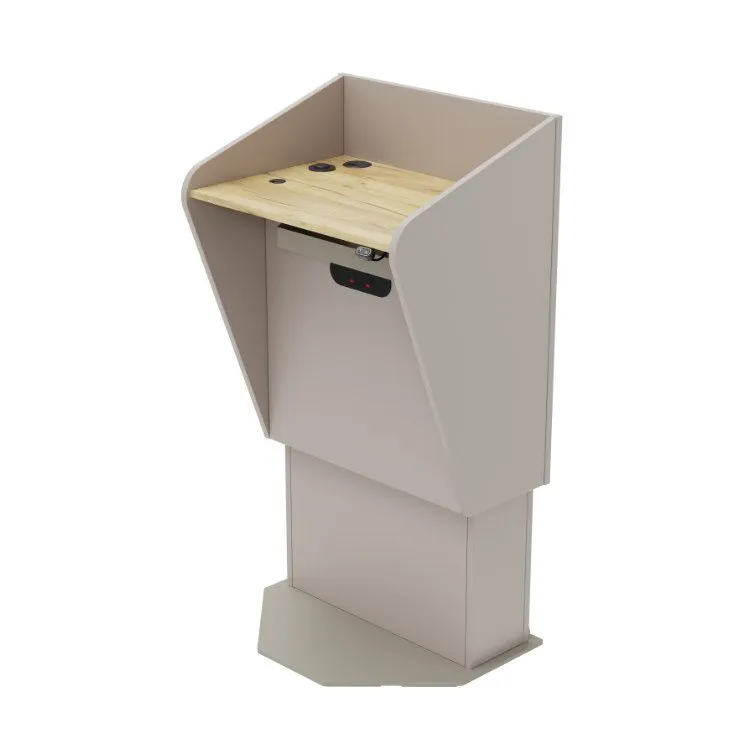 H.A.L. height adjustable mobile lectern