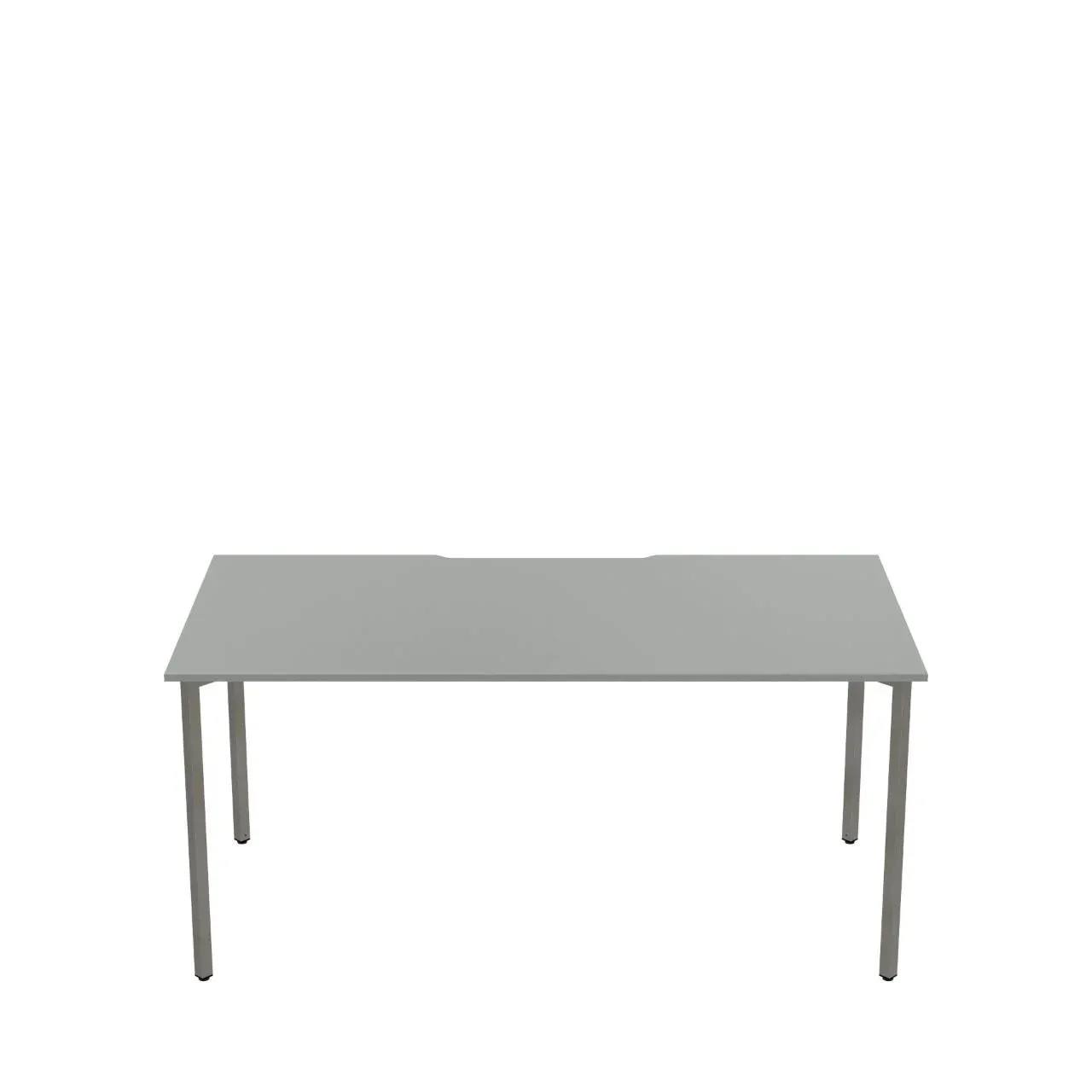 Recon single desk front view - UK made modular desk for co-working offices