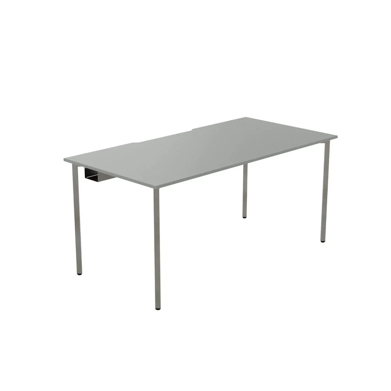 Recon single desk isometric view - UK made modular desk for co-working offices