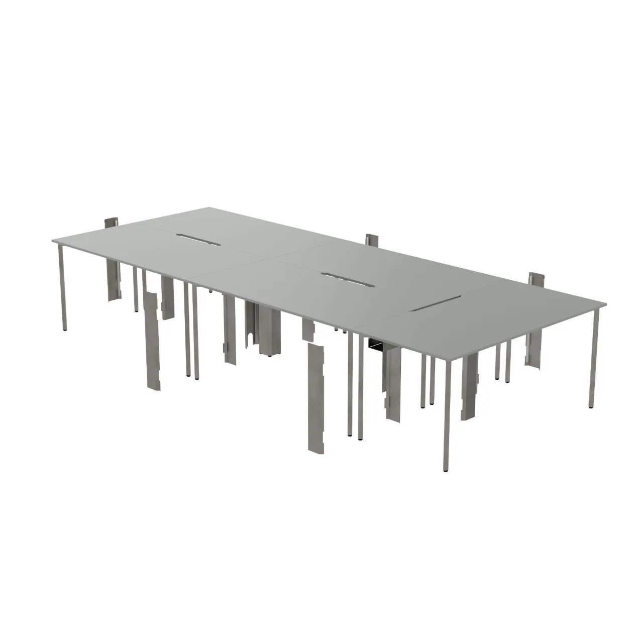 Recon desk 5-person configuration with additional covers