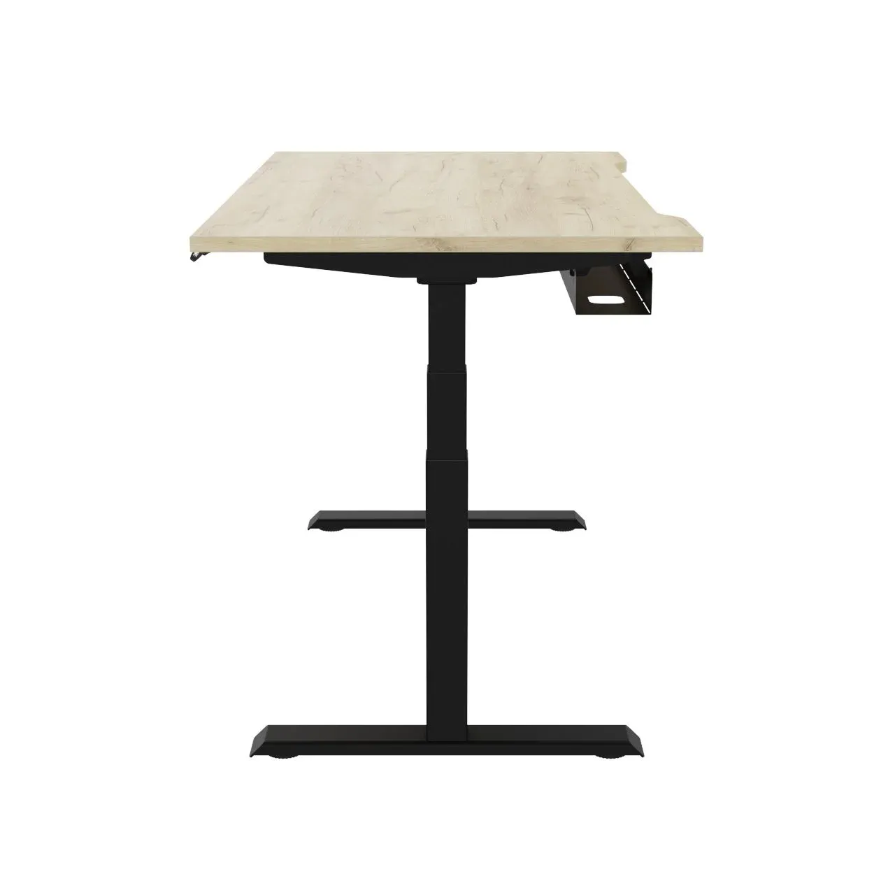 R!se height adjustable desk side profile - dual motor system