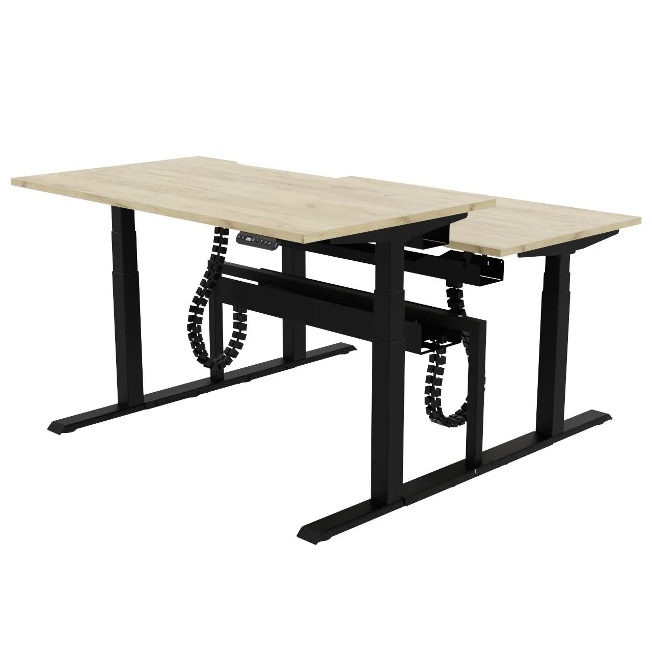 R!se modular sit-stand desk system with link kit